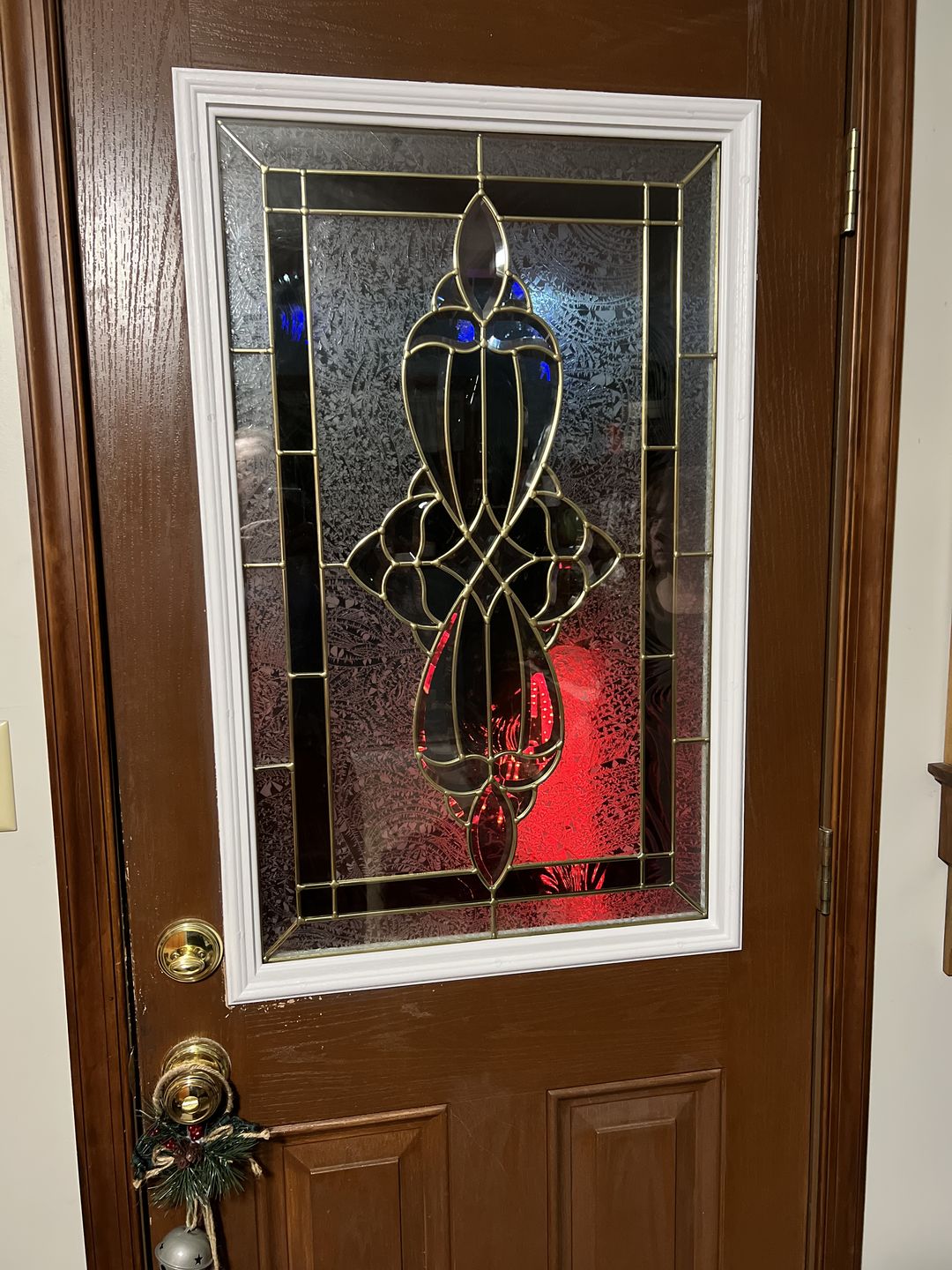 Customer photo review of Wexford Glass and Frame Kit (Half Lite 24" x 38" Frame Size)