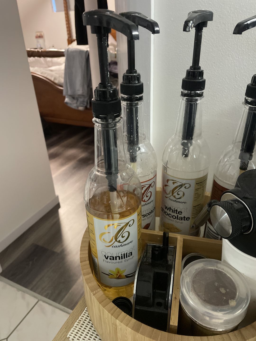 Customer photo review of Vanilla Coffee Syrup
