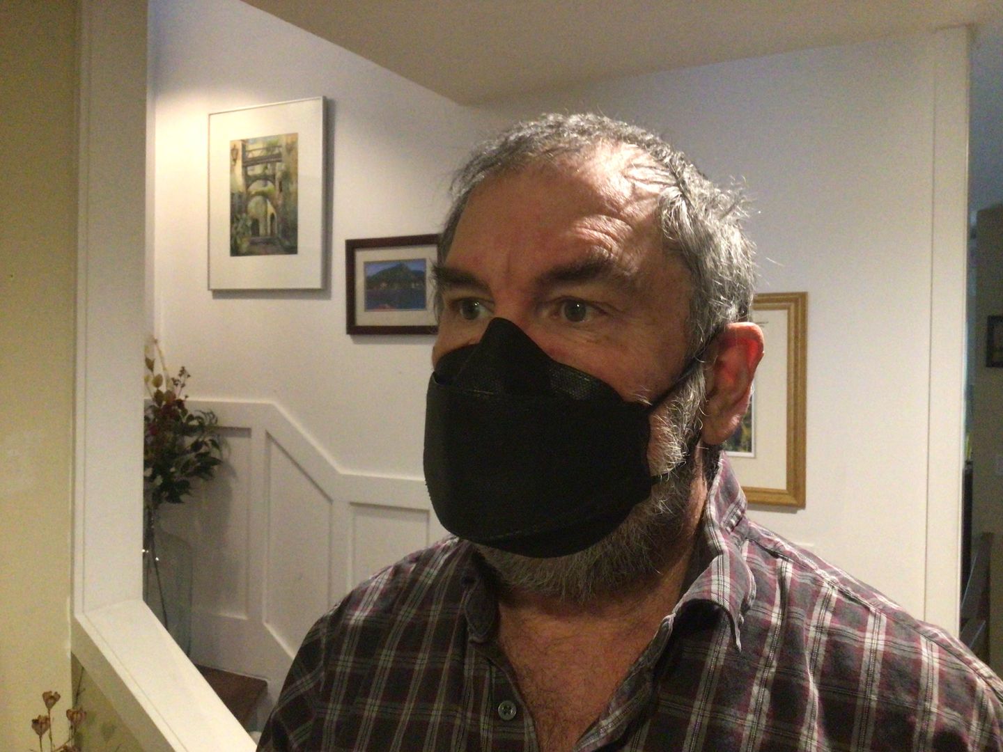 Customer photo review of N95 Respirator Face Mask Made in Canada (Large)