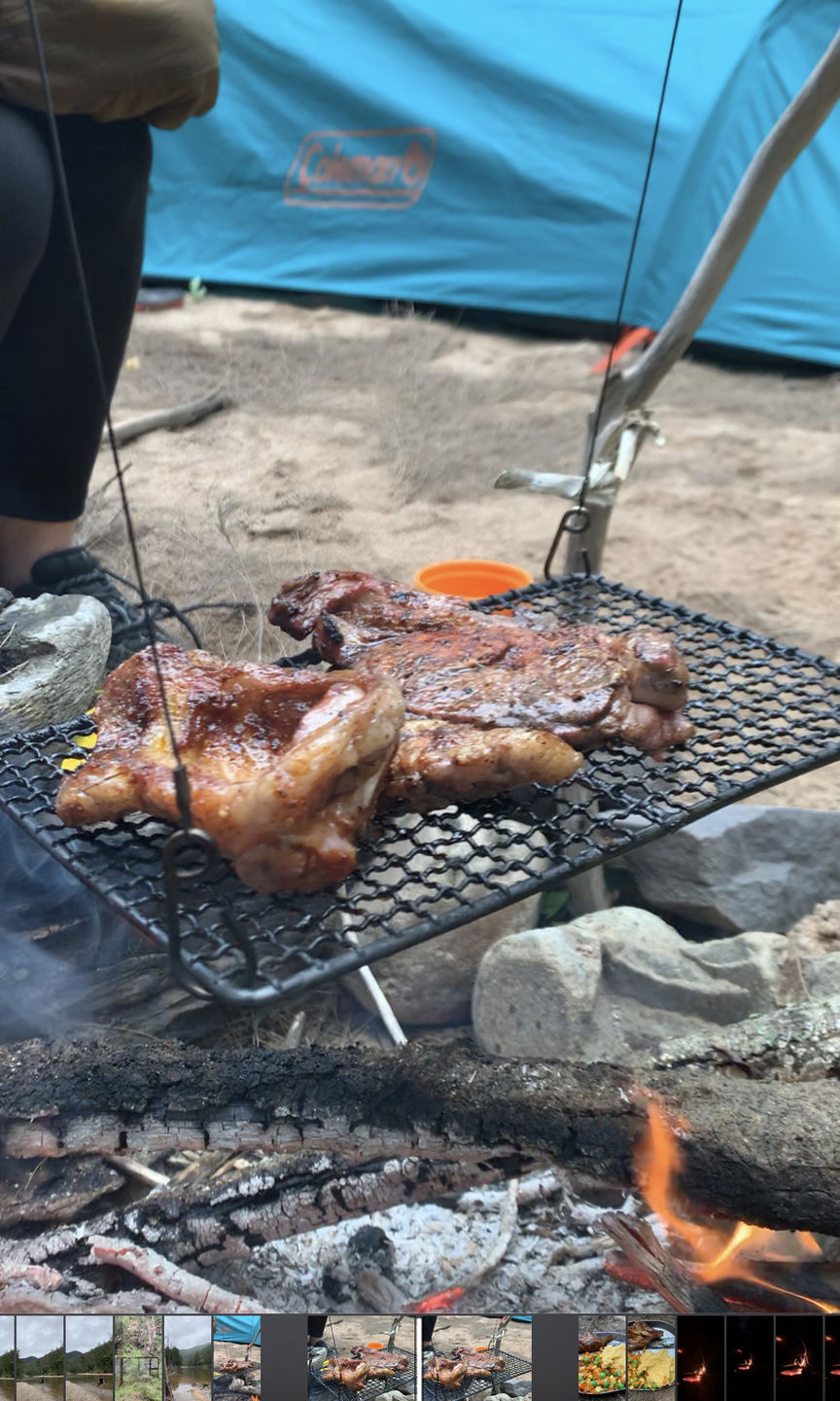 Customer photo review of Ultralight Grill Hangers