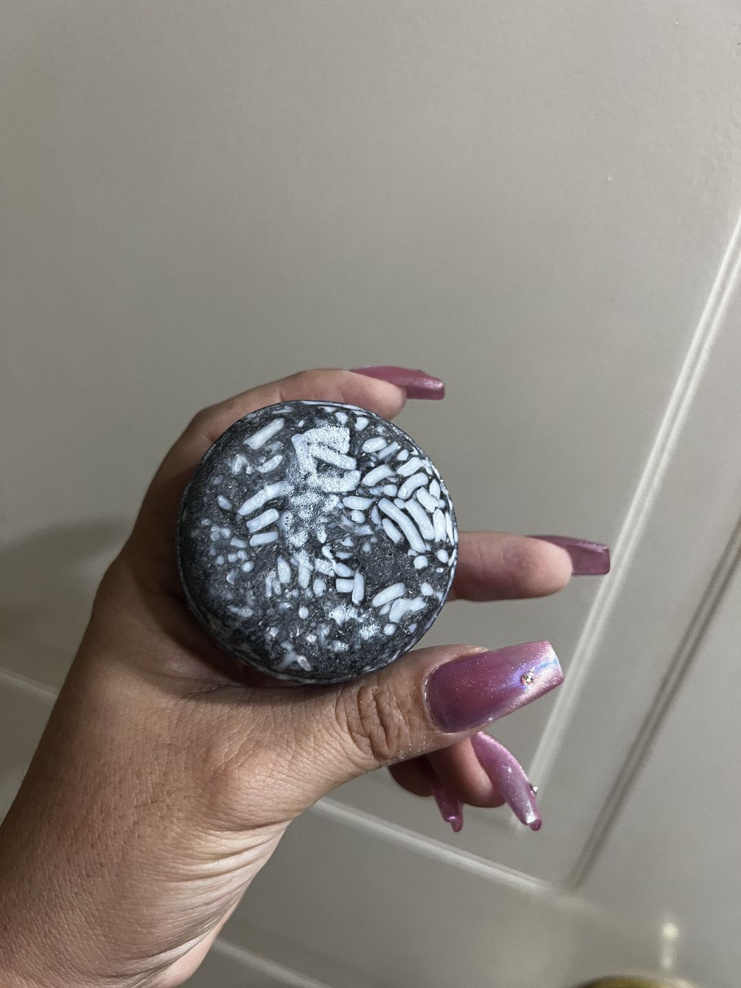 Customer photo review of Rutina grasa y caída capilar con bolsa de regalo 🎁