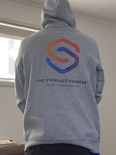 Customer photo review of Unisex Squeeze Hoodie
