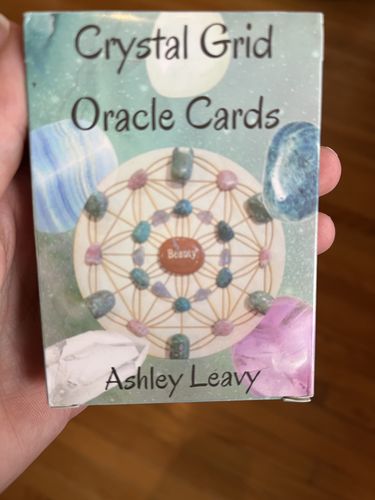 Customer photo review of Crystal Grid Oracle Cards by Ashley Leavy