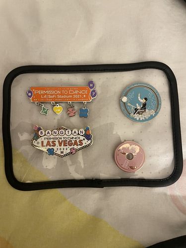 Customer photo review of Moonchild Tour Bag Enamel Pin Inserts