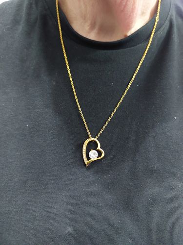 Customer photo review of Collier Amour Éternel - À la femme de ma vie - N'oublie jamais...