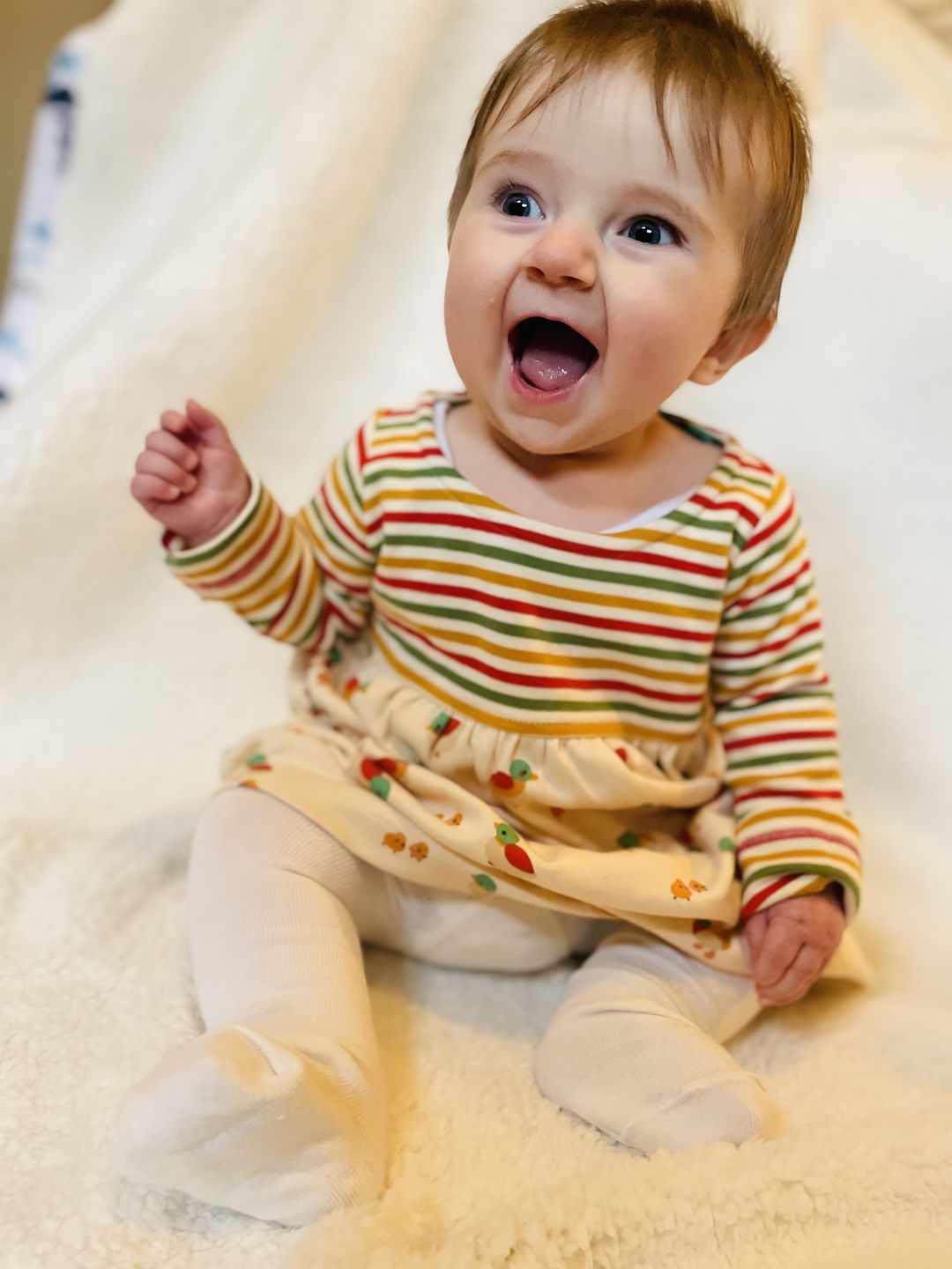 Customer photo review of Weather For Ducks Easy Peasy Long Sleeve Dress