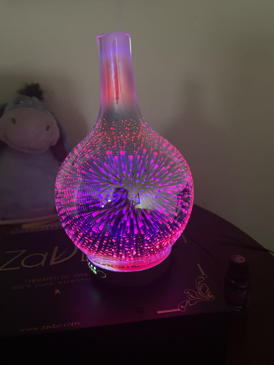 Customer photo review of Oil Aroma Diffuser 3D Glass