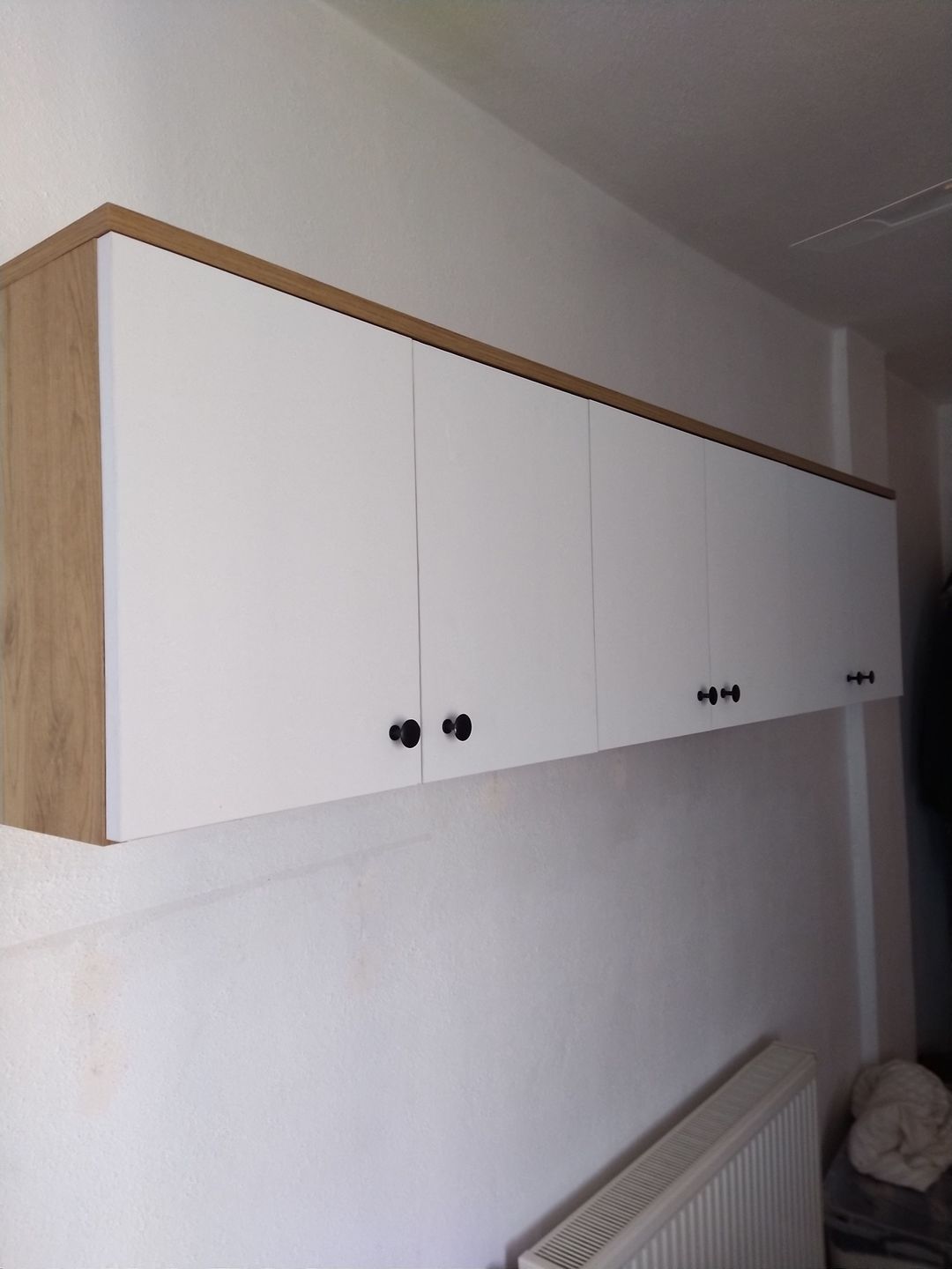 Customer photo review of Rani EA103 Portmanto Üst Modülü Çok Amaçlı Dolap Sepet Ceviz - Beyaz