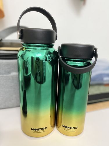 Customer photo review of Ho-Ho-Holiday Bundle - Chrome Ace Bottle 530ml (18oz)/ 950ml (32oz)