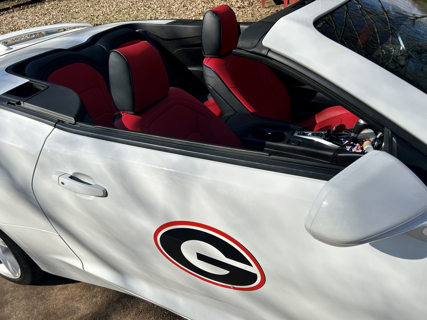 Customer photo review of 6th Gen Camaro Convertible Model Custom Leather Seat Covers
