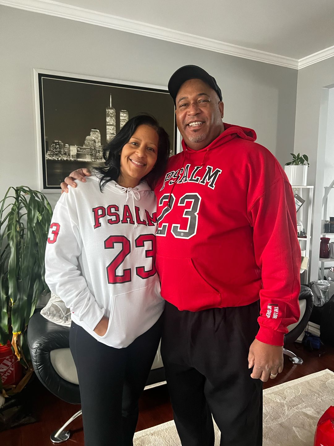 Customer photo review of PSALM 23 Hoodie