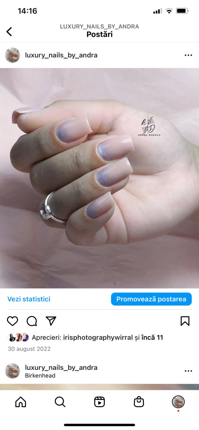 Customer photo review of Semilac Cat Eye 334 Silver Lavender UV Gel Polish 7 ml