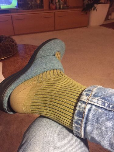 Customer photo review of 5 Paar Vorteilspack Stützstrümpfe "Bambus" Komfort