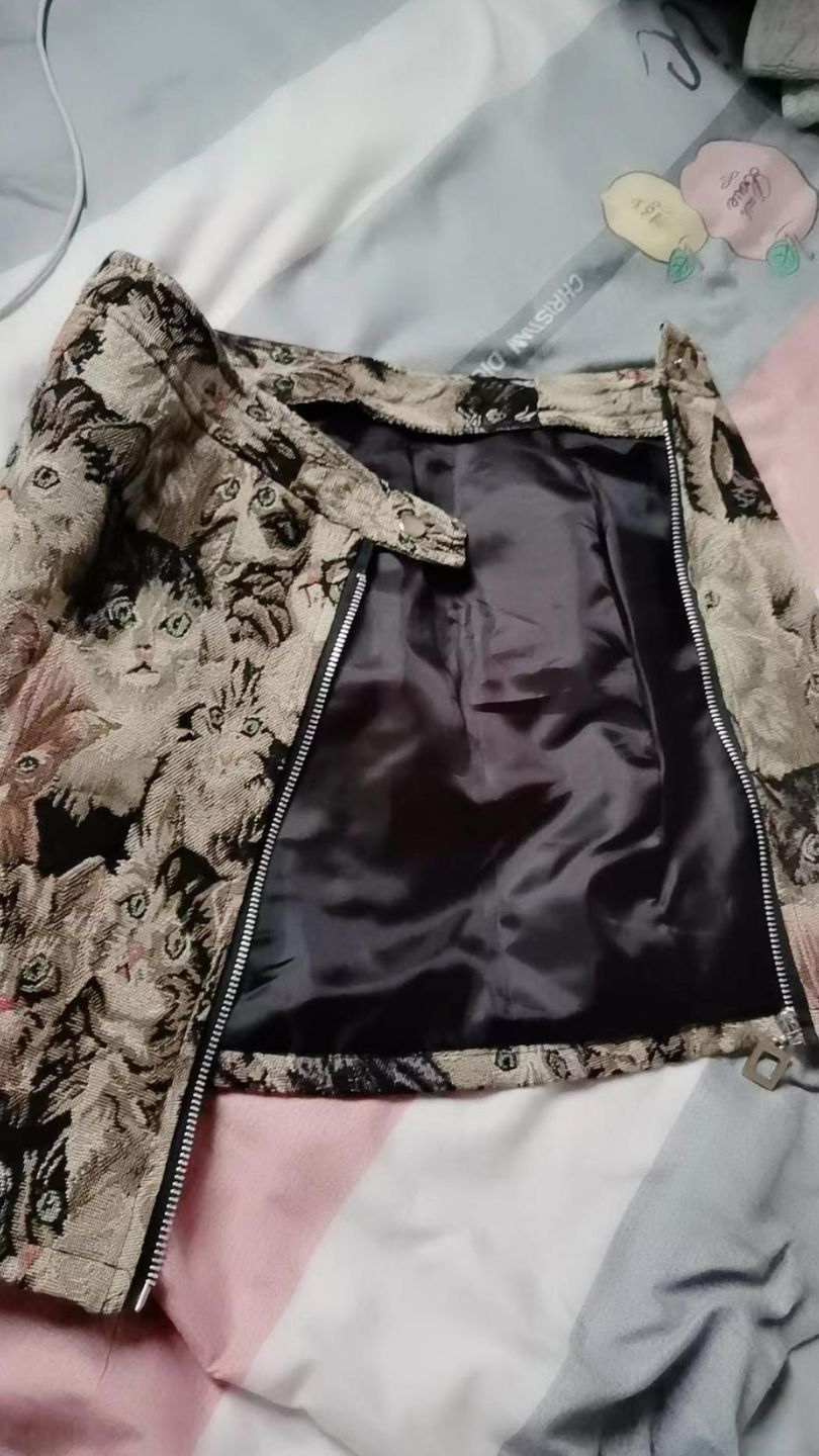 Customer photo review of Cats All Around Vintage Skirt