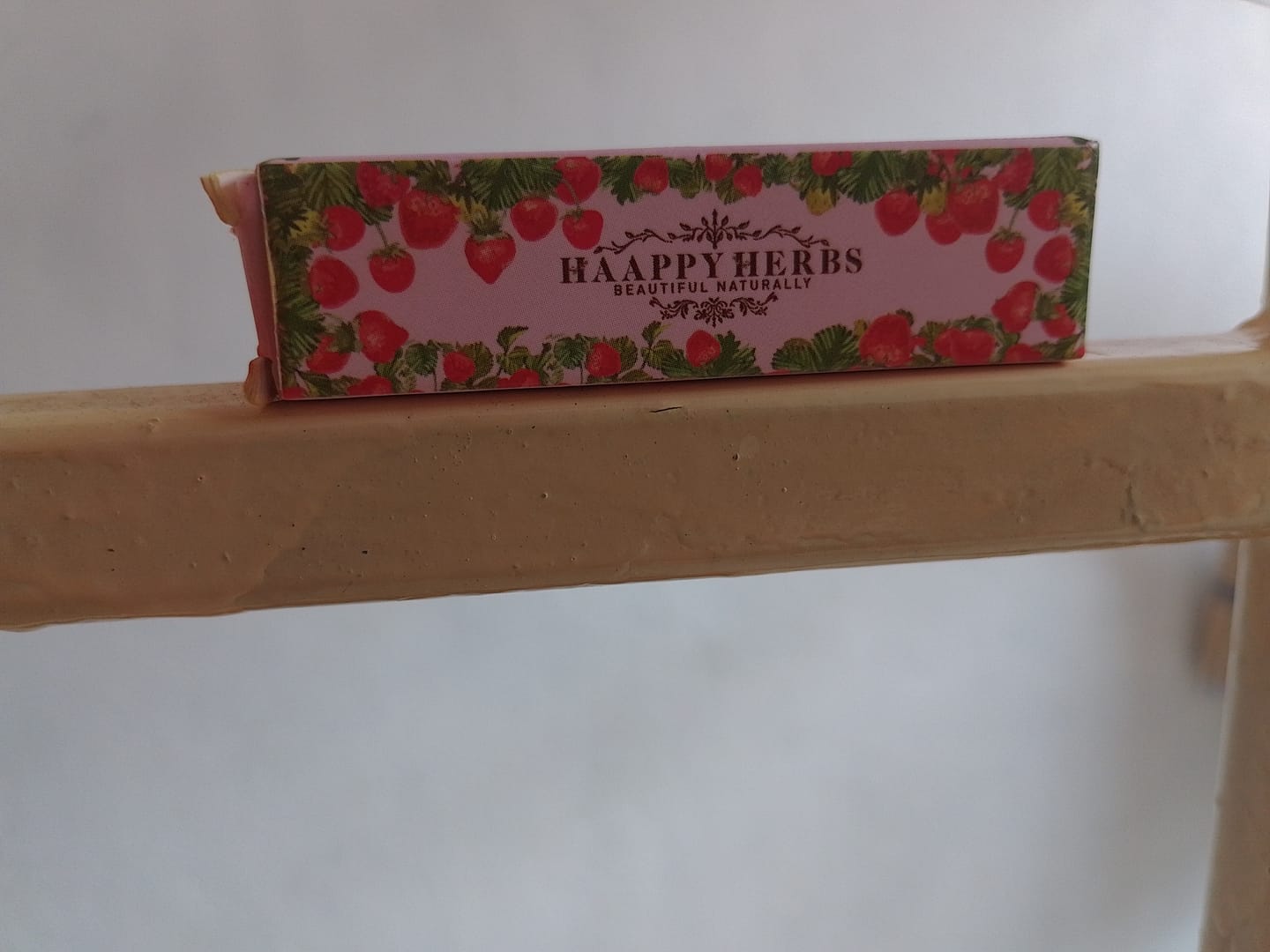 Customer photo review of Lip Balm With Tint Strawberry