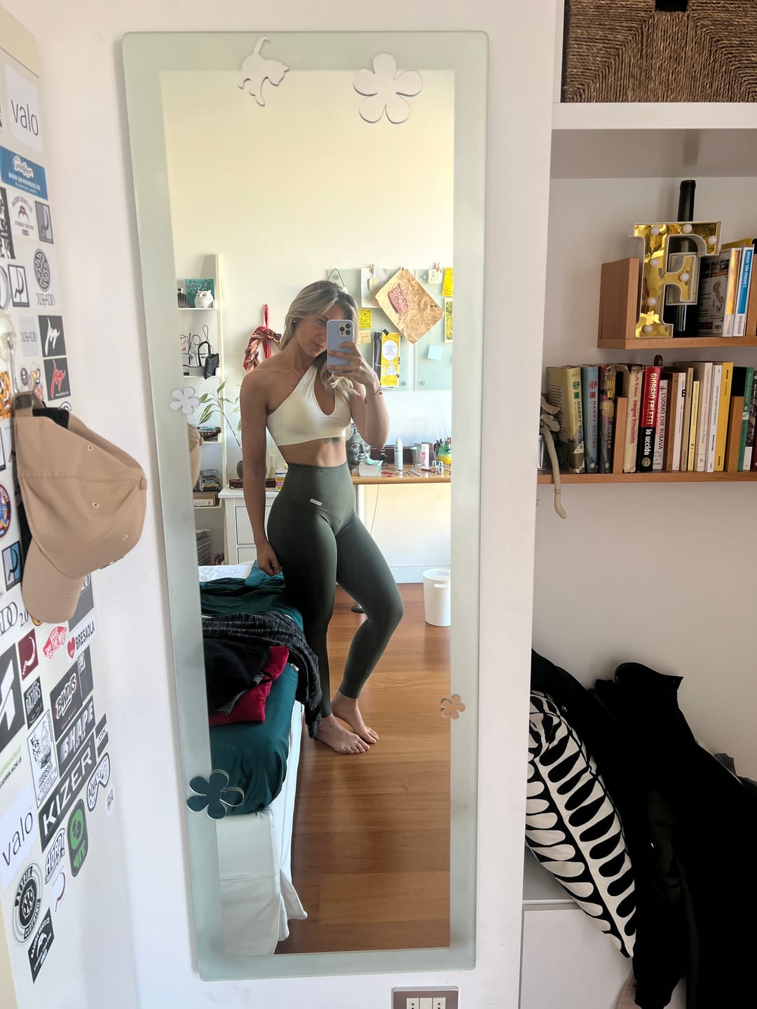 Customer photo review of Leggings Push up Gym Fashion Verde