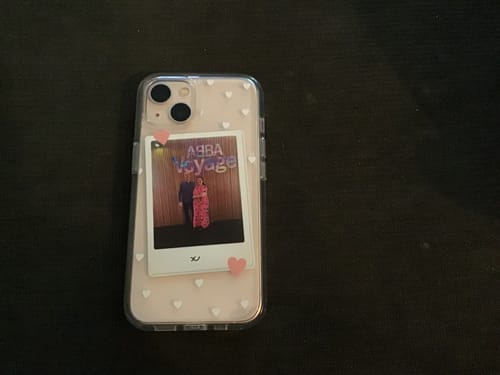 Customer photo review of Personalised Photo Love Hearts iPhone Case