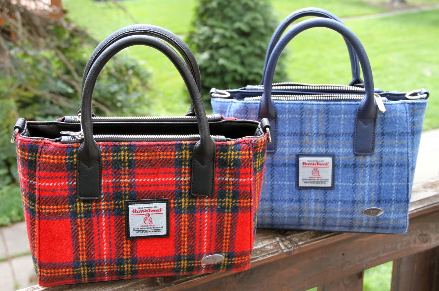 Customer photo review of Harris Tweed Small Tote Bag with Shoulder Strap