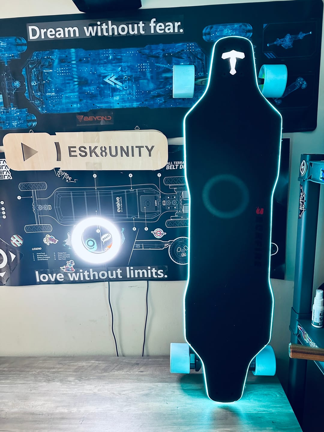 Customer photo review of Backfire Zealot X2 Gear Drive Electric Skateboard with Major V3 Remote
