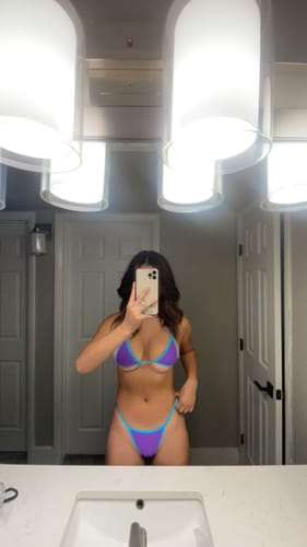 Customer photo review of 008 Micro Bikini Bottoms - Ultra Violet