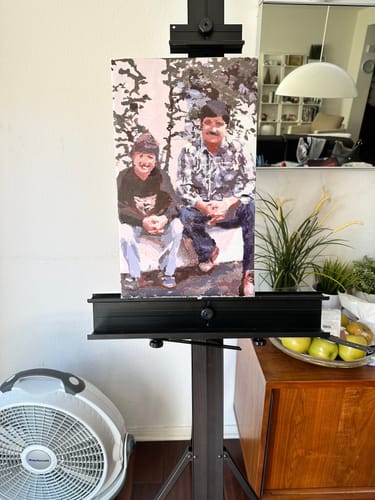 Customer photo review of Custom Paint By Numbers Kit - Upload Your Photo - Brush Set Included