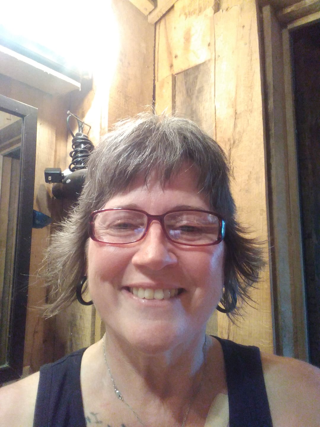 Customer photo review of Alicia Earrings