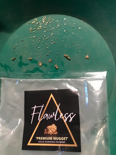 Customer photo review of Flawless 'PREMIUM NUGGET' - Gold Panning Paydirt