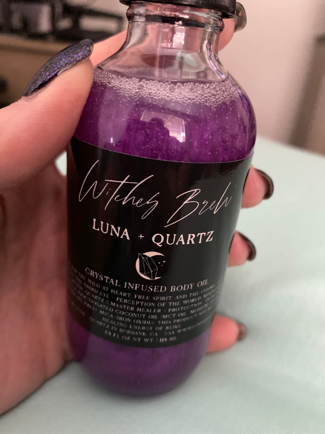 Customer photo review of Witches Brew Body Oil