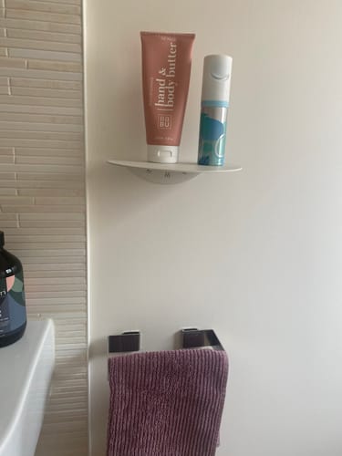 Customer photo review of FOLD Round Shelf 200