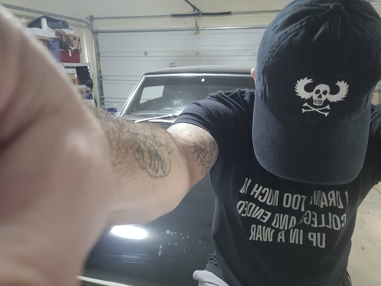 Customer photo review of Vietnam Airborne War Wings Dad Hat