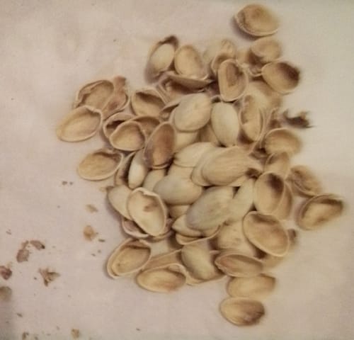Customer photo review of Natural Australian pistachios