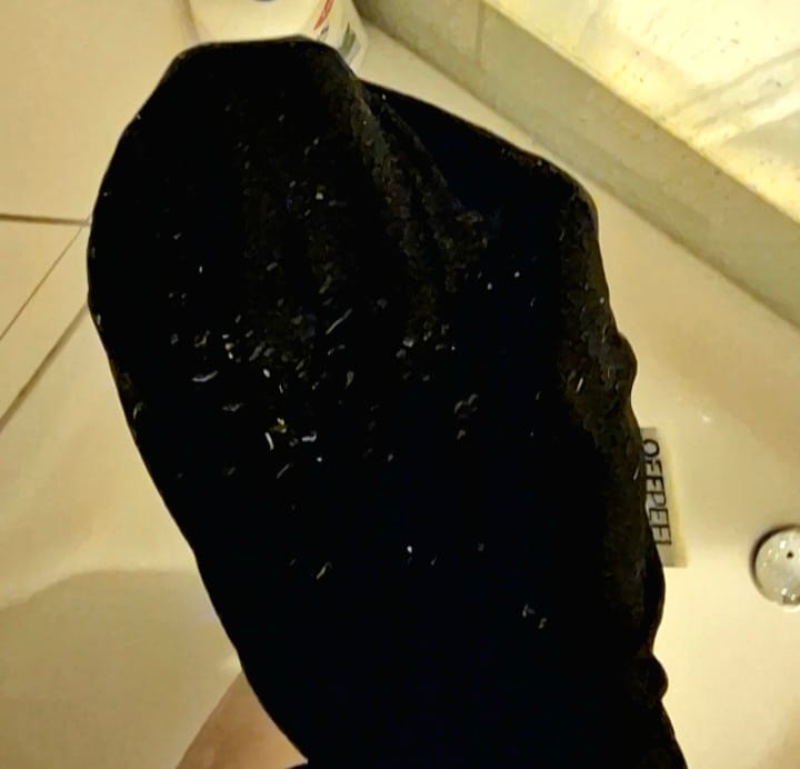 Customer photo review of EXFOLIATING SILK GLOVE
