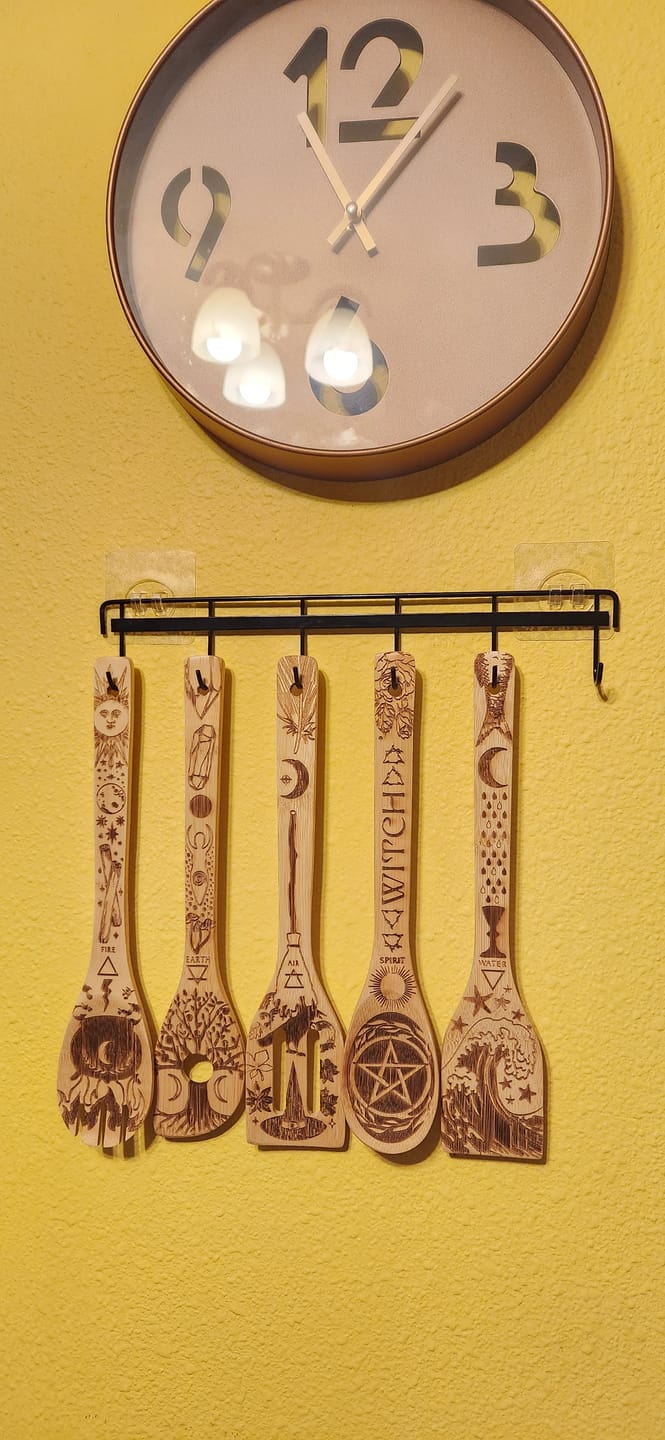 Customer photo review of Witchy Bamboo Wooden Spoon