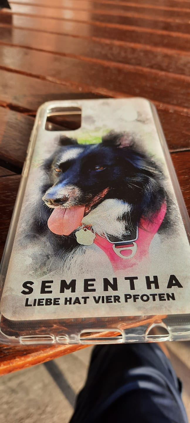 Customer photo review of Wasserfarbenrahmen - Individuelle Handyhülle