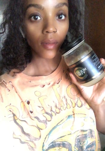 Customer photo review of St Lucia Gold Sea Moss Gel WHOLESALE