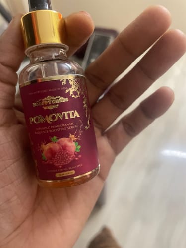 Customer photo review of Pomovita Vitamin C Radiance Boosting Serum
