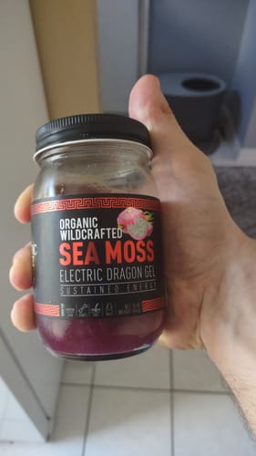 Customer photo review of Electric Dragon Sea Moss Gel Trio