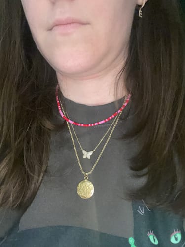 Customer photo review of Clarke Necklace