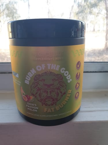 Customer photo review of Burn of the Gods - Fat Burner