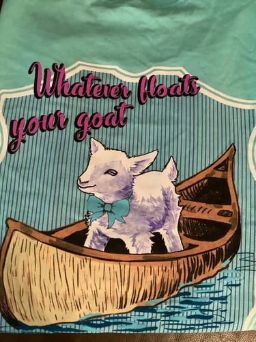Customer photo review of Mystery Tee