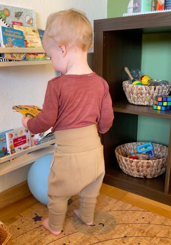 Customer photo review of Hose mit der Falte Espresso