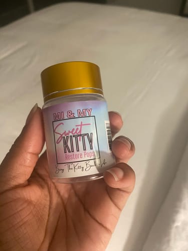Customer photo review of Sweet Kitty Restore Pops