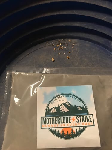 Customer photo review of Motherlode Strike - Gold Panning Paydirt