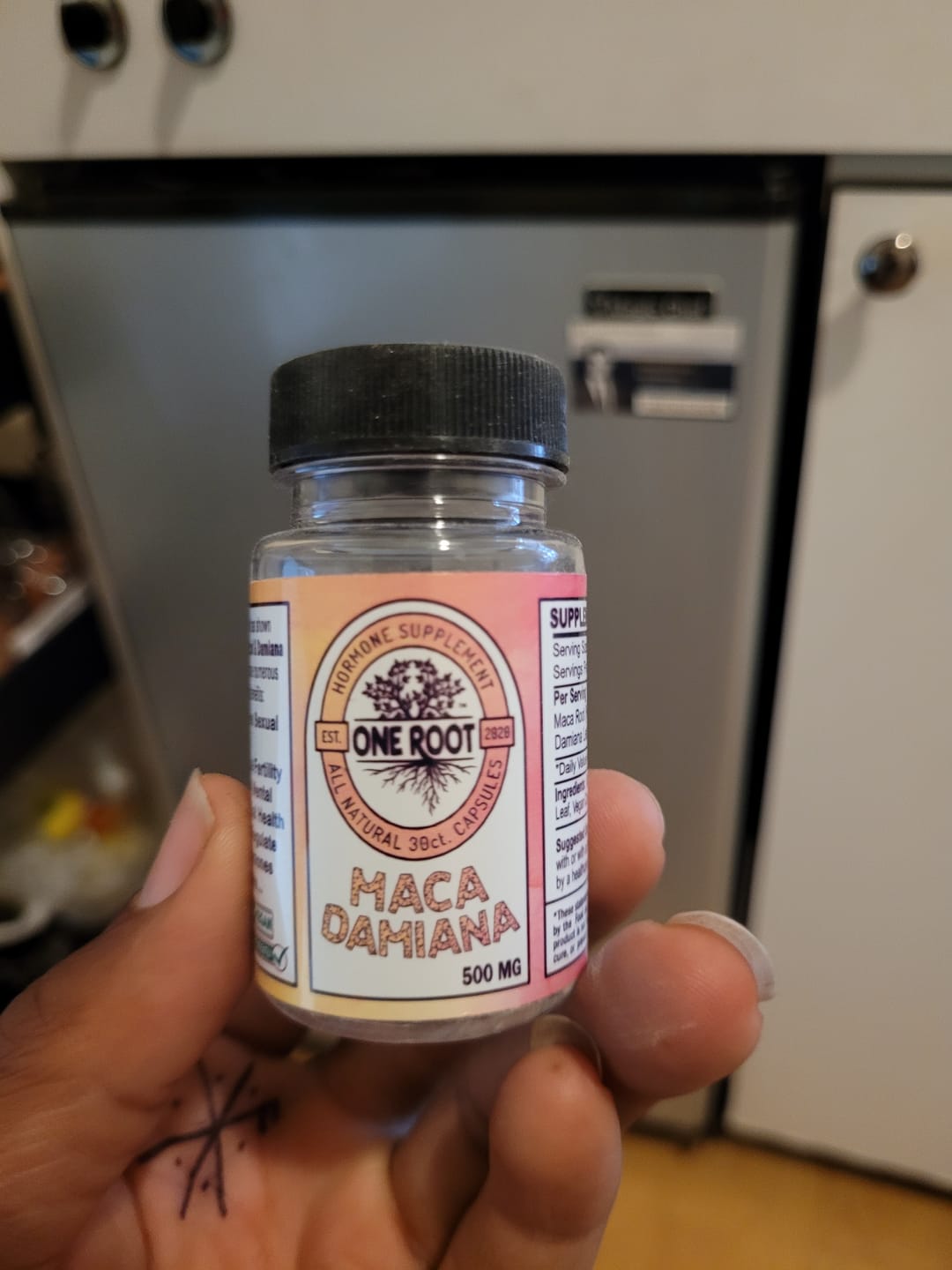 Customer photo review of Maca + Damiana Capsules: 30ct