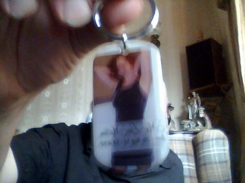 Customer photo review of Until We Meet Again, Personalized Keychain, Memorial Gifts, Custom Photo