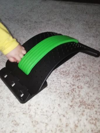 Customer photo review of The SpineCracker™ - Stretch Your Spine and Relieve Years of Tension