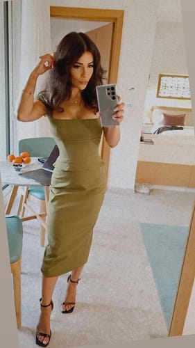 Customer photo review of Invisible Wire Human Hair Extension - Natural Black