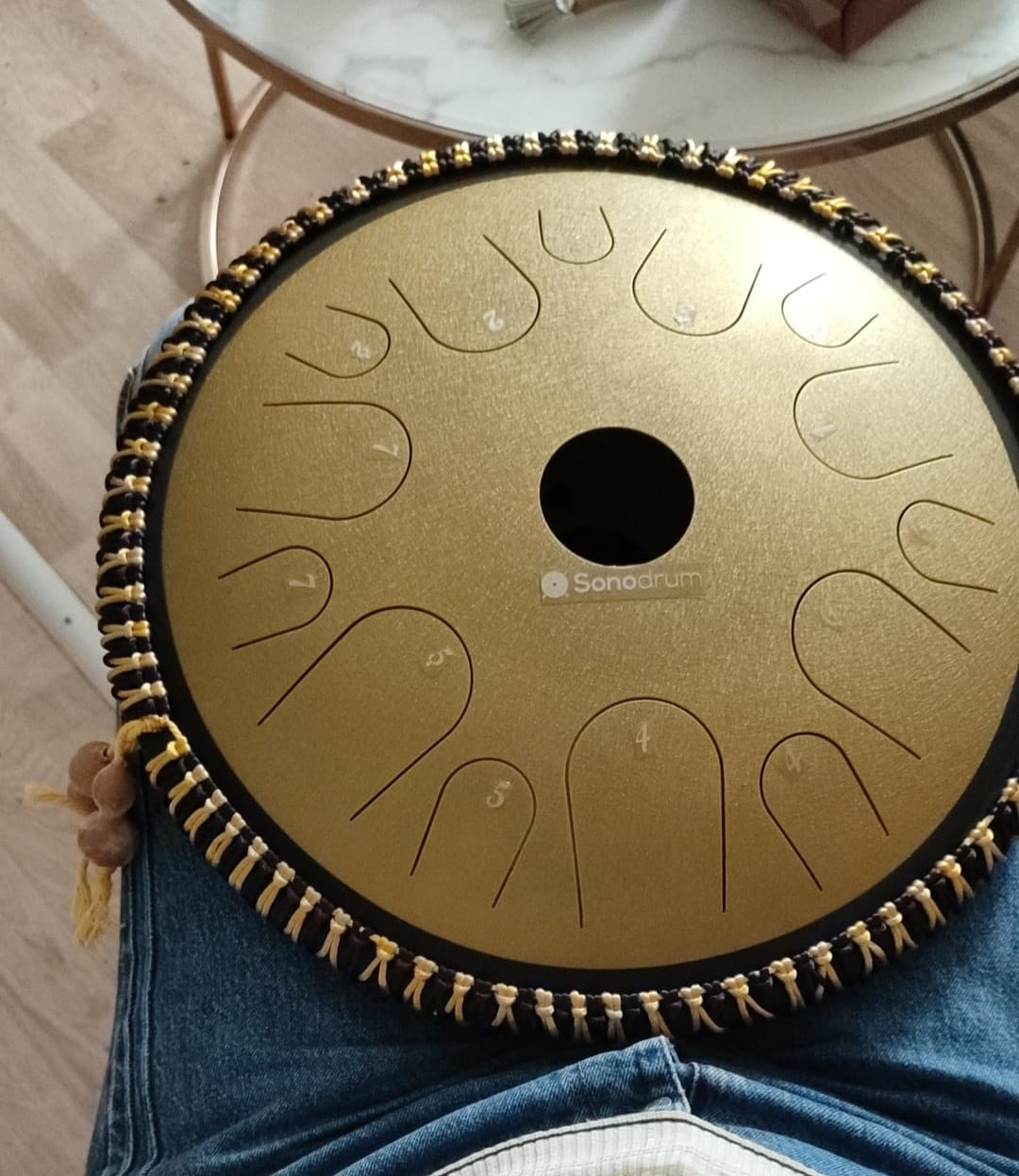 Customer photo review of Sonodrum Zungentrommel - "Exclusive" - Handgefertigt - 38cm - 14 Zungen - C-Dur