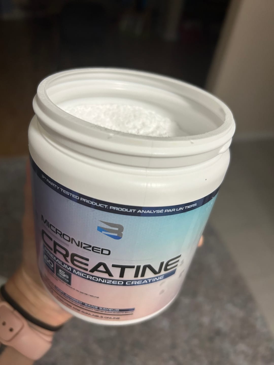 Customer photo review of Believe - Créatine Micronisée 300g