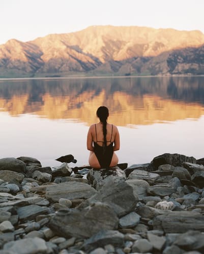 Customer photo review of Original Cut Swimsuit (Black)